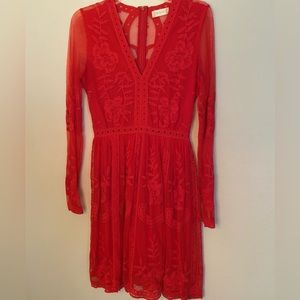 Red Lace Dress